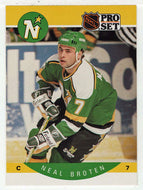 Neal Broten - Minnesota North Stars (NHL Hockey Card) 1990-91 Pro Set # 132 Mint