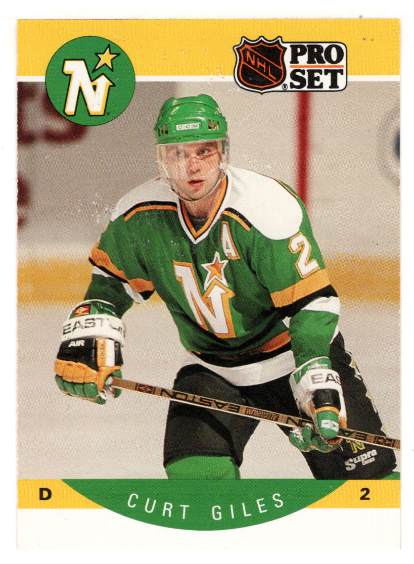 Curt Giles - Minnesota North Stars (NHL Hockey Card) 1990-91 Pro Set # 140 Mint