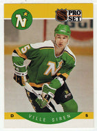 Ville Siren RC - Minnesota North Stars (NHL Hockey Card) 1990-91 Pro Set # 144 Mint