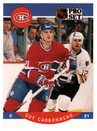 Guy Carbonneau - Montreal Canadiens (NHL Hockey Card) 1990-91 Pro Set # 146 Mint