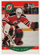 Sean Burke - New Jersey Devils (NHL Hockey Card) 1990-91 Pro Set # 164 Mint