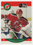 Slava Fetisov RC - New Jersey Devils (NHL Hockey Card) 1990-91 Pro Set # 167 Mint