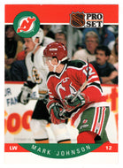 Mark Johnson - New Jersey Devils (NHL Hockey Card) 1990-91 Pro Set # 168 Mint