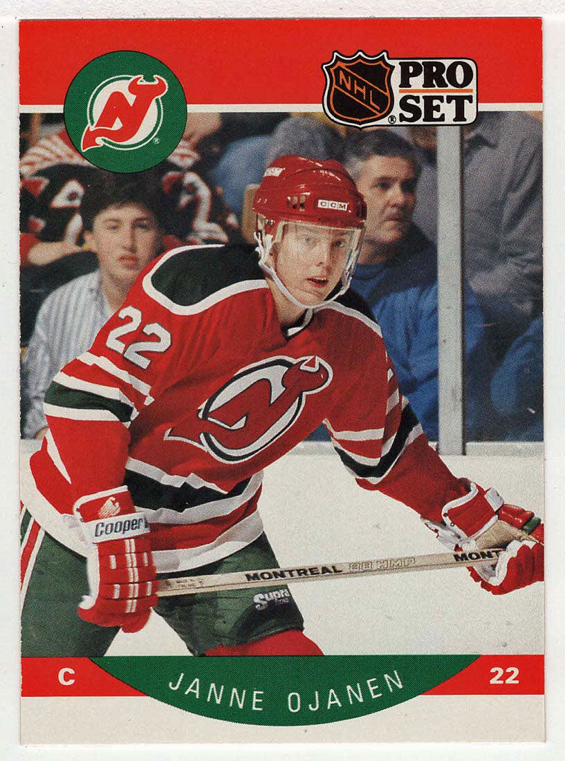 Janne Ojanen RC - New Jersey Devils (NHL Hockey Card) 1990-91 Pro Set # 173 Mint