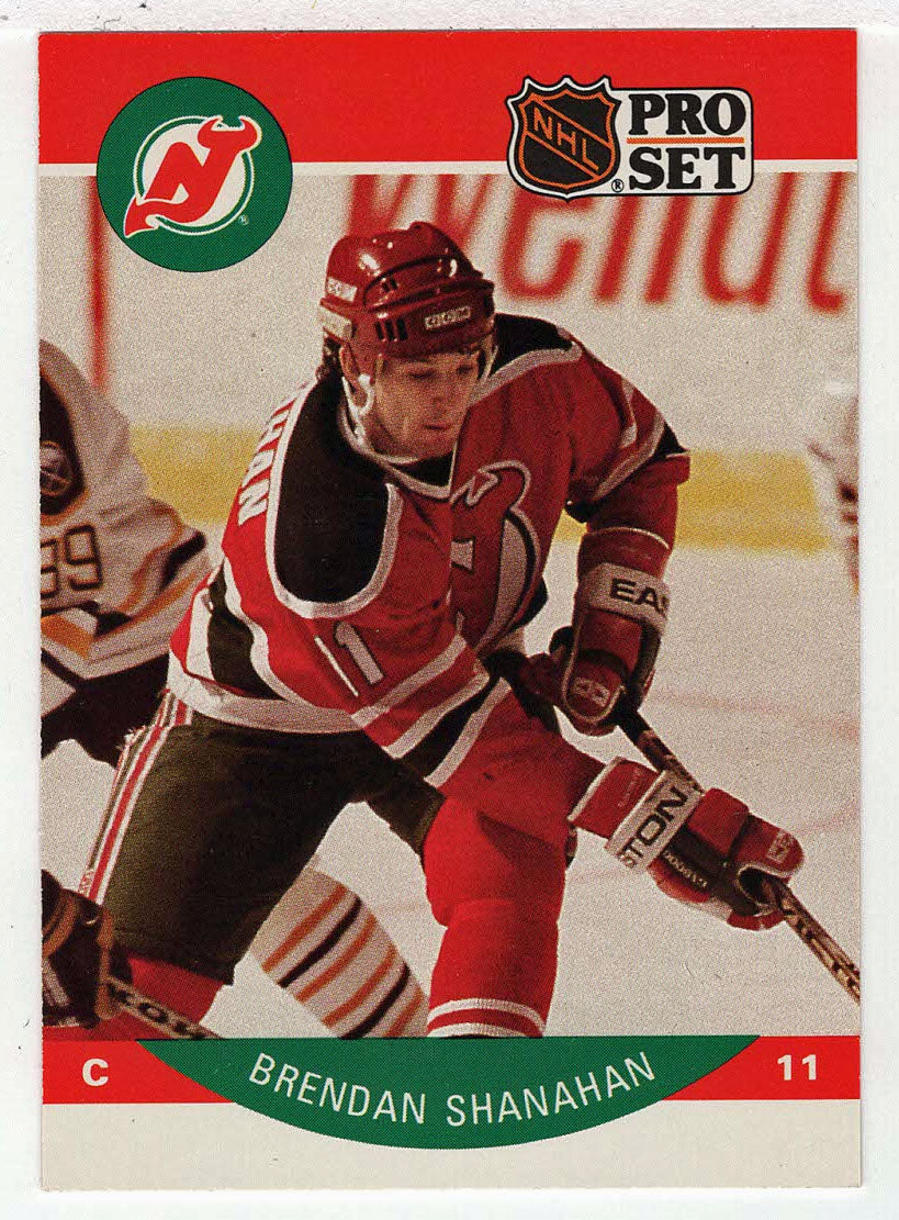 Brendan Shanahan - New Jersey Devils (NHL Hockey Card) 1990-91 Pro Set # 174 Mint