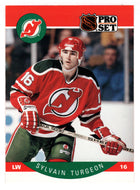 Sylvain Turgeon - New Jersey Devils (NHL Hockey Card) 1990-91 Pro Set # 177 Mint