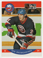 Ken Baumgartner RC - New York Islanders (NHL Hockey Card) 1990-91 Pro Set # 178 Mint
