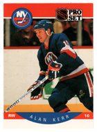 Alan Kerr - New York Islanders (NHL Hockey Card) 1990-91 Pro Set # 184 Mint