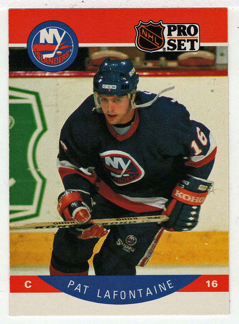 Pat LaFontaine - New York Islanders (NHL Hockey Card) 1990-91 Pro Set # 186 Mint
