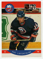Pat LaFontaine - New York Islanders (NHL Hockey Card) 1990-91 Pro Set # 186 Mint