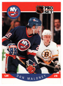 Don Maloney - New York Islanders (NHL Hockey Card) 1990-91 Pro Set # 187 Mint