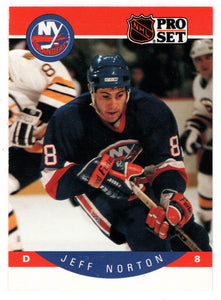 Jeff Norton - New York Islanders (NHL Hockey Card) 1990-91 Pro Set # 189 Mint