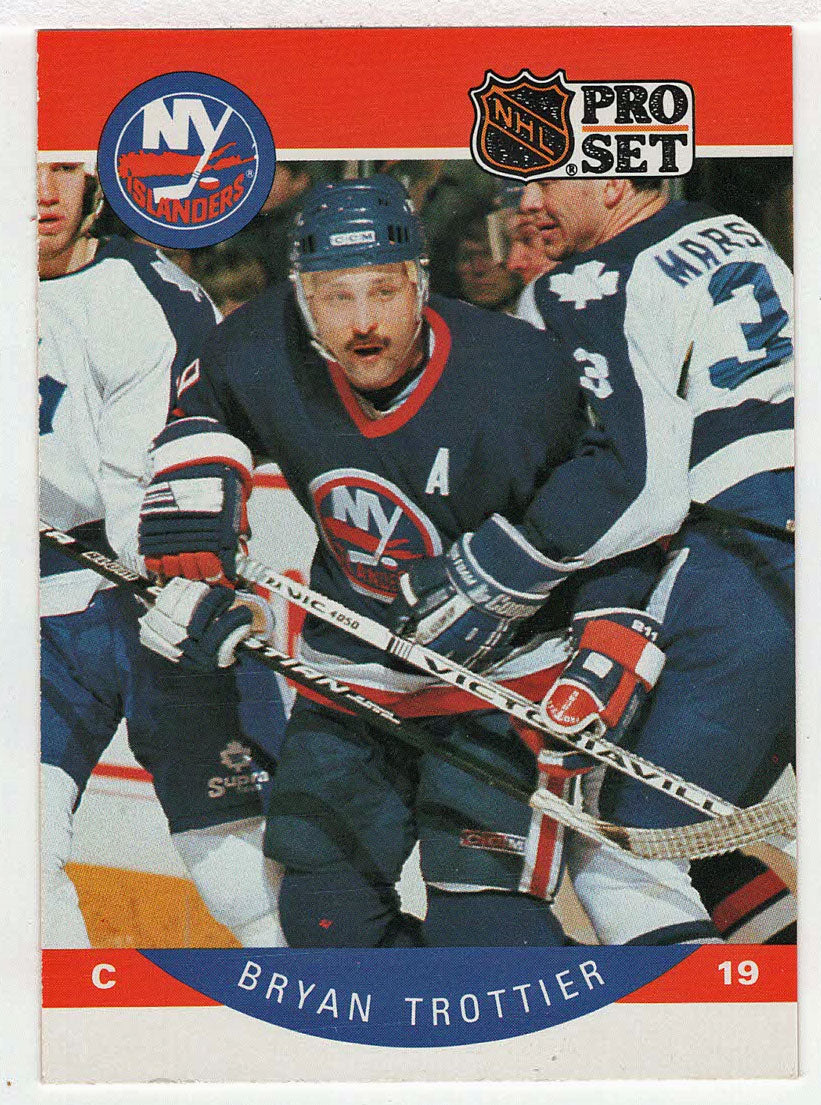 Bryan Trottier  - New York Islanders (NHL Hockey Card) 1990-91 Pro Set # 192 Mint