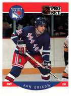 Jan Erixon - New York Islanders (NHL Hockey Card) 1990-91 Pro Set # 195 Mint