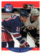Kelly Kisio - New York Rangers (NHL Hockey Card) 1990-91 Pro Set # 200 Mint