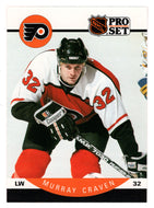 Murray Craven - Philadelphia Flyers (NHL Hockey Card) 1990-91 Pro Set # 214 Mint