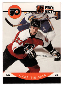 Ilkka Sinisalo - Philadelphia Flyers (NHL Hockey Card) 1990-91 Pro Set # 223 Mint