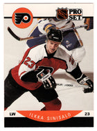 Ilkka Sinisalo - Philadelphia Flyers (NHL Hockey Card) 1990-91 Pro Set # 223 Mint