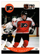 Rick Tocchet - Philadelphia Flyers (NHL Hockey Card) 1990-91 Pro Set # 225 Mint