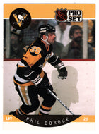 Phil Bourque - Pittsburgh Penguins (NHL Hockey Card) 1990-91 Pro Set # 228 Mint
