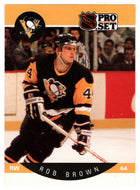 Rob Brown - Pittsburgh Penguins (NHL Hockey Card) 1990-91 Pro Set # 229 Mint