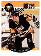 Barry Pederson - Pittsburgh Penguins (NHL Hockey Card) 1990-91 Pro Set # 238 Mint