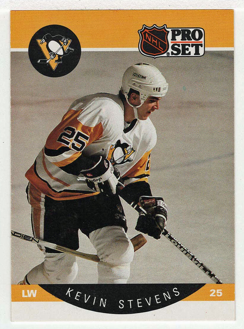 Kevin Stevens RC - Pittsburgh Penguins (NHL Hockey Card) 1990-91 Pro Set # 240 Mint