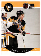 Tony Tanti - Pittsburgh Penguins (NHL Hockey Card) 1990-91 Pro Set # 241 Mint
