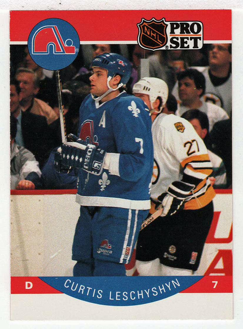 Curtis Leschyshyn RC - Quebec Nordiques (NHL Hockey Card) 1990-91 Pro Set # 251 Mint