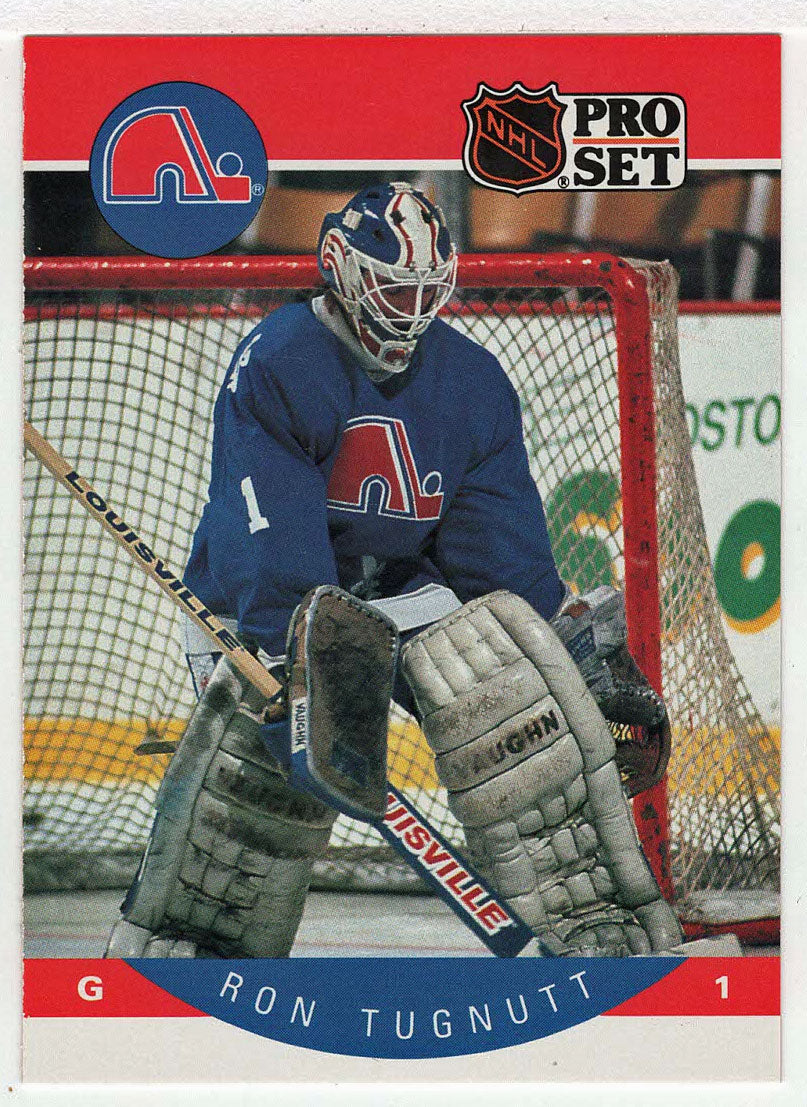 Ron Tugnutt - Quebec Nordiques (NHL Hockey Card) 1990-91 Pro Set # 258 Mint