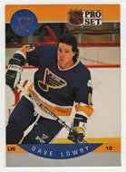 Dave Lowry RC - St. Louis Blues (NHL Hockey Card) 1990-91 Pro Set # 265 Mint