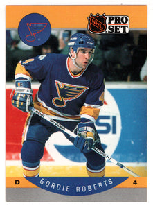 Gordie Roberts - St. Louis Blues (NHL Hockey Card) 1990-91 Pro Set # 271 Mint