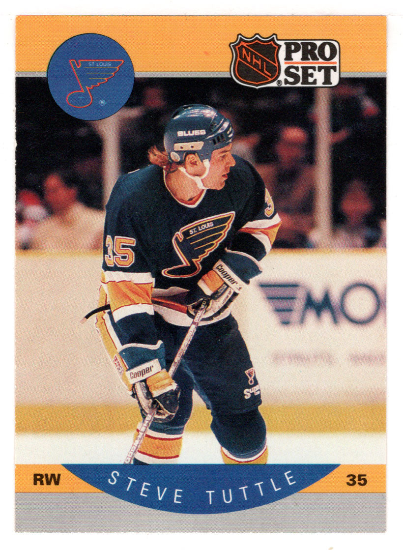 Steve Tuttle - St. Louis Blues (NHL Hockey Card) 1990-91 Pro Set # 273 Mint