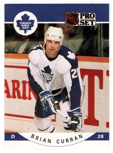 Brian Curran - Toronto Maple Leafs (NHL Hockey Card) 1990-91 Pro Set # 277 Mint