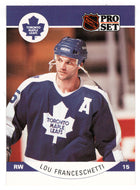 Lou Franceschetti RC - Toronto Maple Leafs (NHL Hockey Card) 1990-91 Pro Set # 280 Mint