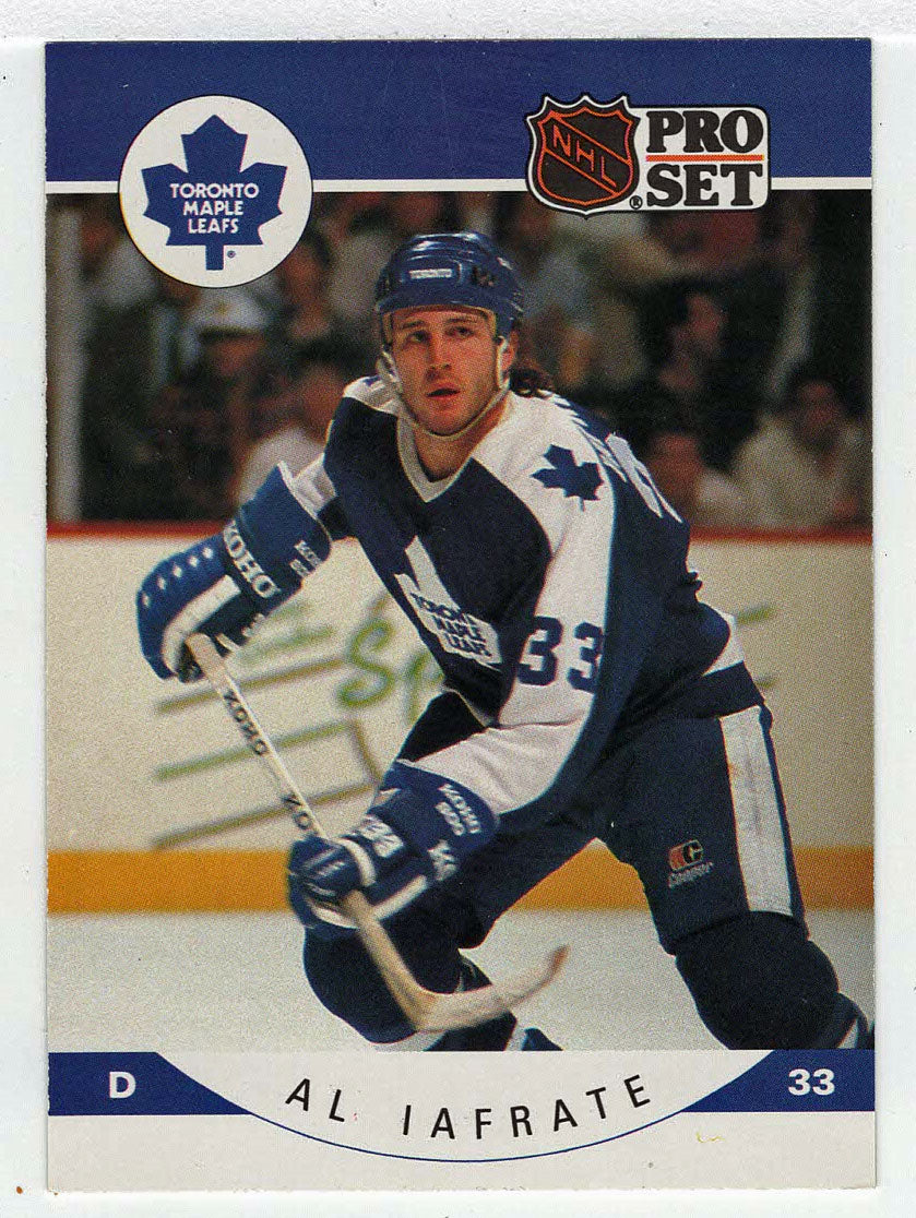 Al Iafrate - Toronto Maple Leafs (NHL Hockey Card) 1990-91 Pro Set # 281 Mint