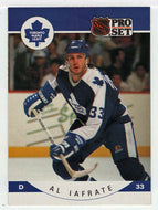 Al Iafrate - Toronto Maple Leafs (NHL Hockey Card) 1990-91 Pro Set # 281 Mint