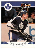 Tom Kurvers - Toronto Maple Leafs (NHL Hockey Card) 1990-91 Pro Set # 282 Mint