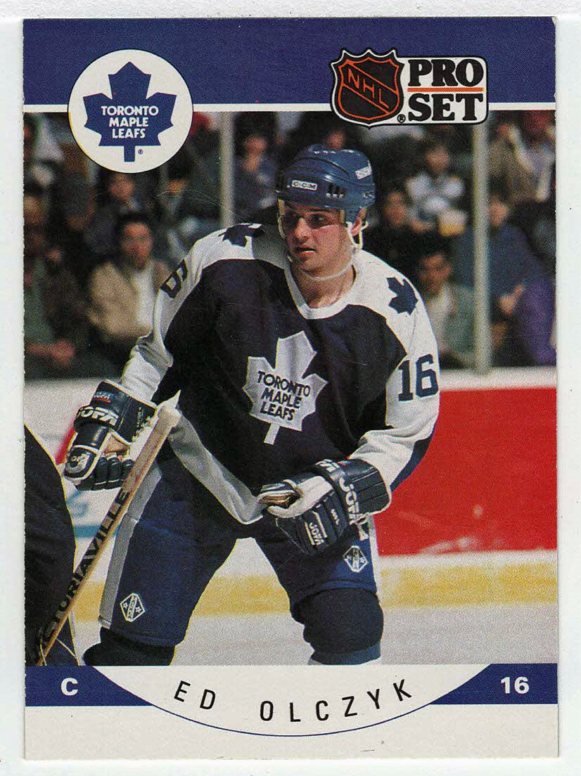 Ed Olczyk - Toronto Maple Leafs (NHL Hockey Card) 1990-91 Pro Set # 286 Mint