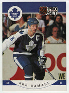 Rob Ramage - Toronto Maple Leafs (NHL Hockey Card) 1990-91 Pro Set # 288 Mint