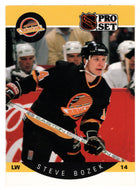 Steve Bozek - Vancouver Canucks (NHL Hockey Card) 1990-91 Pro Set # 293 Mint