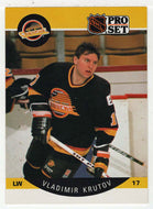 Vladimir Krutov RC - Vancouver Canucks (NHL Hockey Card) 1990-91 Pro Set # 296 Mint