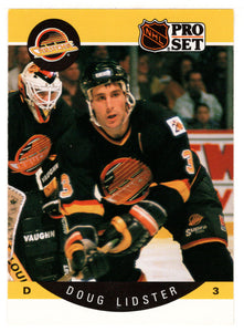 Doug Lidster - Vancouver Canucks (NHL Hockey Card) 1990-91 Pro Set # 298 Mint