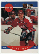 Alan May RC - Washington Capitals (NHL Hockey Card) 1990-91 Pro Set # 317 Mint