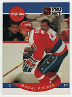 Michal Pivonka RC - Washington Capitals (NHL Hockey Card) 1990-91 Pro Set # 319 Mint