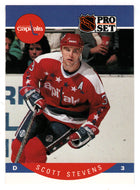 Scott Stevens - Washington Capitals (NHL Hockey Card) 1990-91 Pro Set # 321 Mint