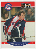 Randy Carlyle - Winnipeg Jets (NHL Hockey Card) 1990-91 Pro Set # 325 Mint