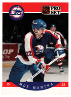 Moe Mantha - Winnipeg Jets (NHL Hockey Card) 1990-91 Pro Set # 332 Mint