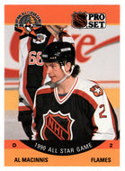 Al MacInnis - Calgary Flames - All Star Game (NHL Hockey Card) 1990-91 Pro Set # 337 Mint