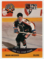 Mark Messier - Edmonton Oilers - All Star Game (NHL Hockey Card) 1990-91 Pro Set # 349 Mint